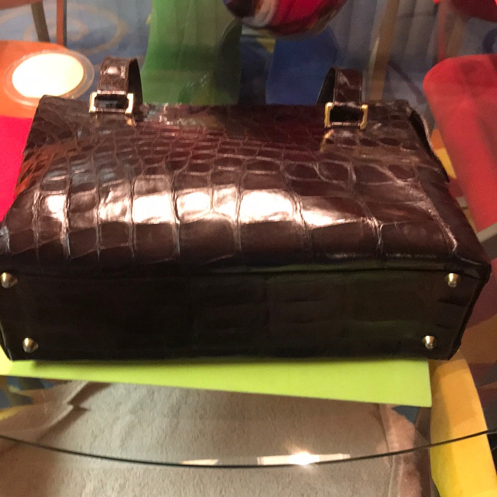 Titti Dell’ Acqua By Maxima Vintage Alligator Bag - Picture 4 of 8